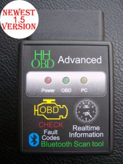   Android Bluetooth OBD2 Check Engine Auto Code Reader Adapter OBDII
