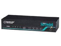 Black Box Serv SW722AR4 4 Ports External KVM switch