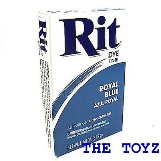 Rit Royal Blue RC Plastic Parts Dye Wt. 1 1/8oz 127 Royal Blue