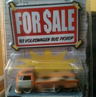 Jada Toys For Sale Series 1963 Volkswagon VW Bus Pickup 1/64 Scale