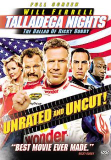 Talladega Nights The Ballad of Ricky Bobby DVD, 2006, Unrated Edition 