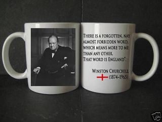 Winston Churchill England Quote Mug