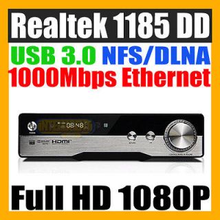   1080p USB 3.0 1000Mbps Network HDMI MKV Blu ray ISO TV Media Player