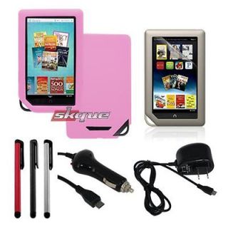 Accessory Silicone Skin Case LCD Film Car Wall Charger For Nook/Nook 