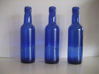 cobalt blue 187 ml wine bottles 24 per case bottle