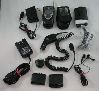 Motorola NexTel i1000 Plus Flip Phone Bundle Nextel Box D Bag #122911Y