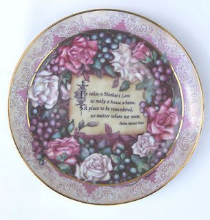   LOVE   REMEMBRANCE First in Issue   Bradford Exchange PLATE   Mint