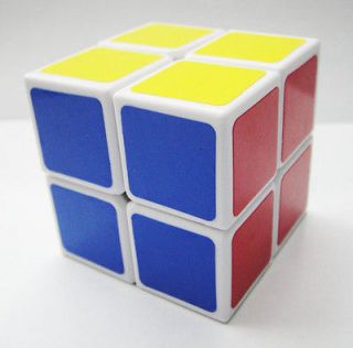    LanLan 2x2 White Spring Structured Speed Cube Twisty Puzzle 2x2x2