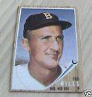 1961 Topps 548 Ted Wills Boston Red Sox VG EX