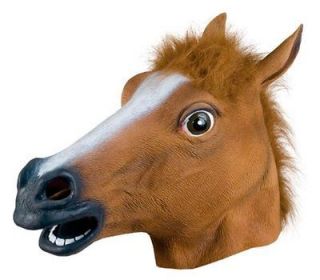 Brand New REALISTIC Horse Head Mask Prank Costume by Accoutrements