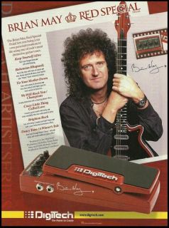 QUEEN BRIAN MAY SIGNATURE RED SPECIAL DIGITECH GUITAR EFFECTS PEDAL 