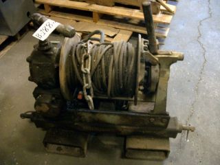 Braden Winch Forklift Cable Hydraulic Hookup Pull