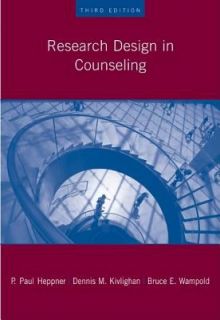Research Design in Counseling by P. Paul Heppner, Bruce E. Wampold 