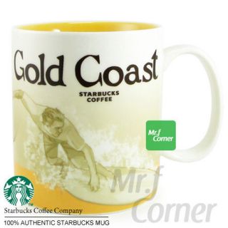 star149 16oz Starbucks City Mug Australia Gold Coast Collector Series 