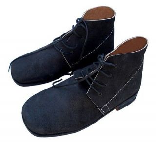 BROGANS, Black Leather Shoes Size UK 10 US 11 Civil War