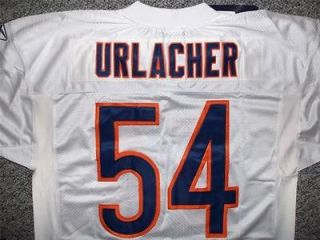   On Field Brian Urlacher Chicago Bears Sewn Jersey sz 50 L blue NEW