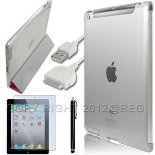 item Cover Case Protector Cable Earphones Accessory Bundle For iPad 