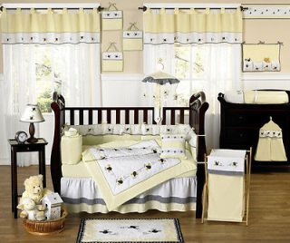 BUMBLE BEE 9pc CRIB BABY BEDDING SET FOR NEWBORN GIRL BOY BY SWEET 