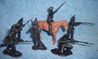 CTS Revolutionary War Hessian Soldiers 1/32 Black 14pcs
