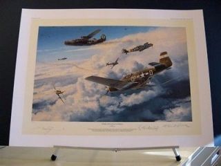Eagles Gathered Air Combat Paintings Book VI Robert Taylor Signed 
