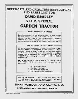 david bradley tractor in Business & Industrial