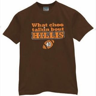   HILLIS t shirt peyton jersey browns funny cleveland football MEDIUM