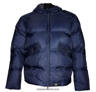 CP COMPANY NAVY DOWN JACKET WITH GOGGLES A/W 2012 RRP £515