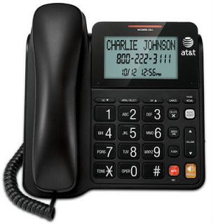 AT&T Corded Telephone System with Large Tilt Display and Buttons