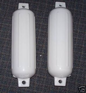 Boat Fenders Bumper 15.5 x 4.5 Polyform White American Made 