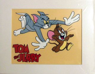 Tom & Jerry Hand Painted Animation Art Cartoon Title Cel #1