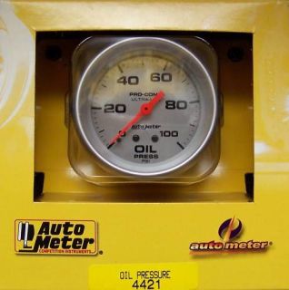   100 PSI Oil Pressure Gauge #4421 (Fits 1995 Chevrolet Camaro Z28