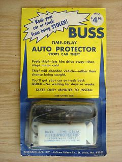VINTAGE BUSS TIME DELAY AUTO TRUCK PROTECTOR, fits ALL CARS, NEW OLD 