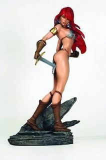 RED SONJA J. SCOTT CAMPBELL INSPIRED STATUE SHE DEVIL WITH A SWORD