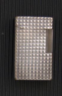 GAS LIGHTER BY DUPONT, SILVER PLATED (a1)