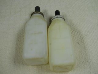 Vintage Set of 2 Calf Feeder Bottles