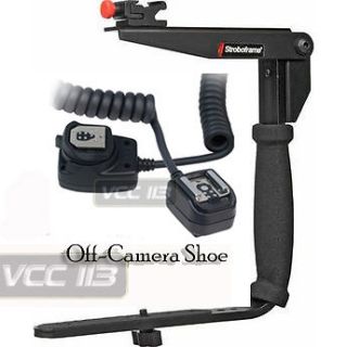 Stroboframe Bracket+Off Camera Cord FOR CANON 60D 50D 40D 30D 20D 7D