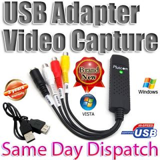 USB 2.0 interface to 3 RCA Female Phono S VIDEO Output Cable A/V 