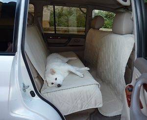 Suv Truck Car Back Seat Cover For Dogs and Cats. Quilted & Padded 