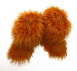 new fur furry boots very warm, weather proof eskimo SNOW MANS