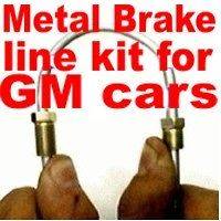 Metal brake line kit Caprice Malibu Chevelle 1967 to 90 replace rusted 