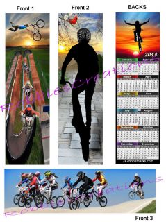  Bike RACING 2013 CALENDAR Bicycle Champ Sport Bookmark Card Ornament