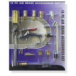 18 pc Air Compressor Hose Tool Tools Accessory Kit