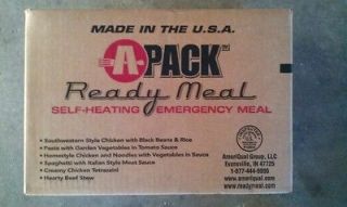 Meals ready to eat, MRE, Great for outdoor/////There are 12 meals in 