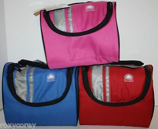 California Innovations Insulated Lunch Pack Red Pink Blue 9X6X7 NWT