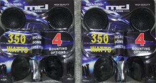   Pairs of 350W MD Sound MD1 350 Car Tweeter Crossover Built In