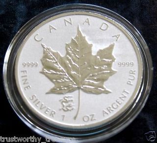 silver canadian maple leaf in Canadian Silver