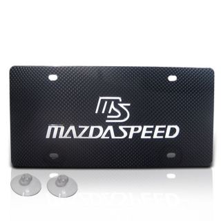 Mazda rx8 License Plate Carbon Fiber MAZDASPEED USA SELLER FREE USPS 
