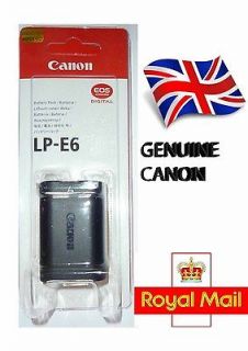 Original Canon LP E6 Battery for EOS 5D II and III EOS 7D, EOS 60D 