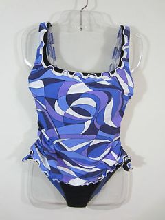 NWT Ladies Profile by Gottex Swimsuit Size 34D/8 Tankini Underwire Org 