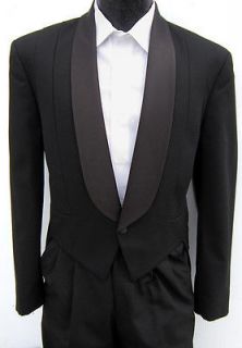   Two Button Tuxedo Tailcoat Costume Theater Dickens Christmas Carol 39R